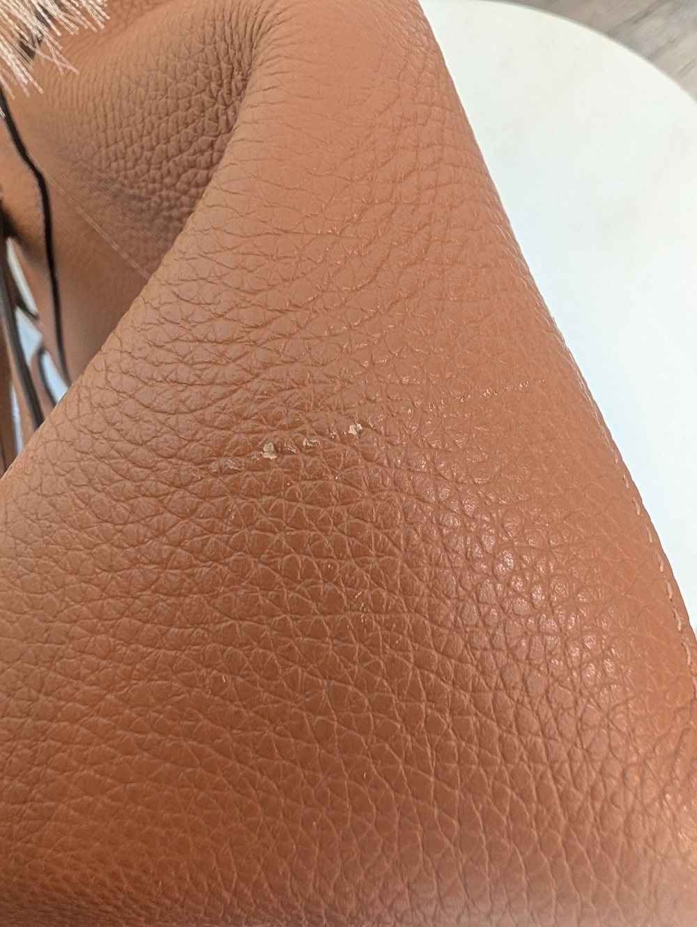 kate spade Pebbled Leather Drawstring Backpack in Tan - Picture 13 of 16
